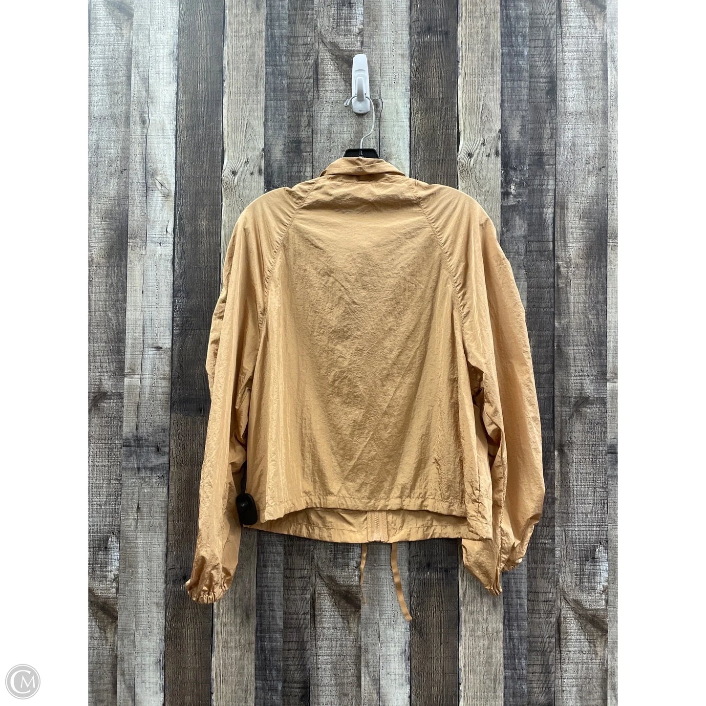 Athletic Jacket By Love Tree In Tan, Size: S