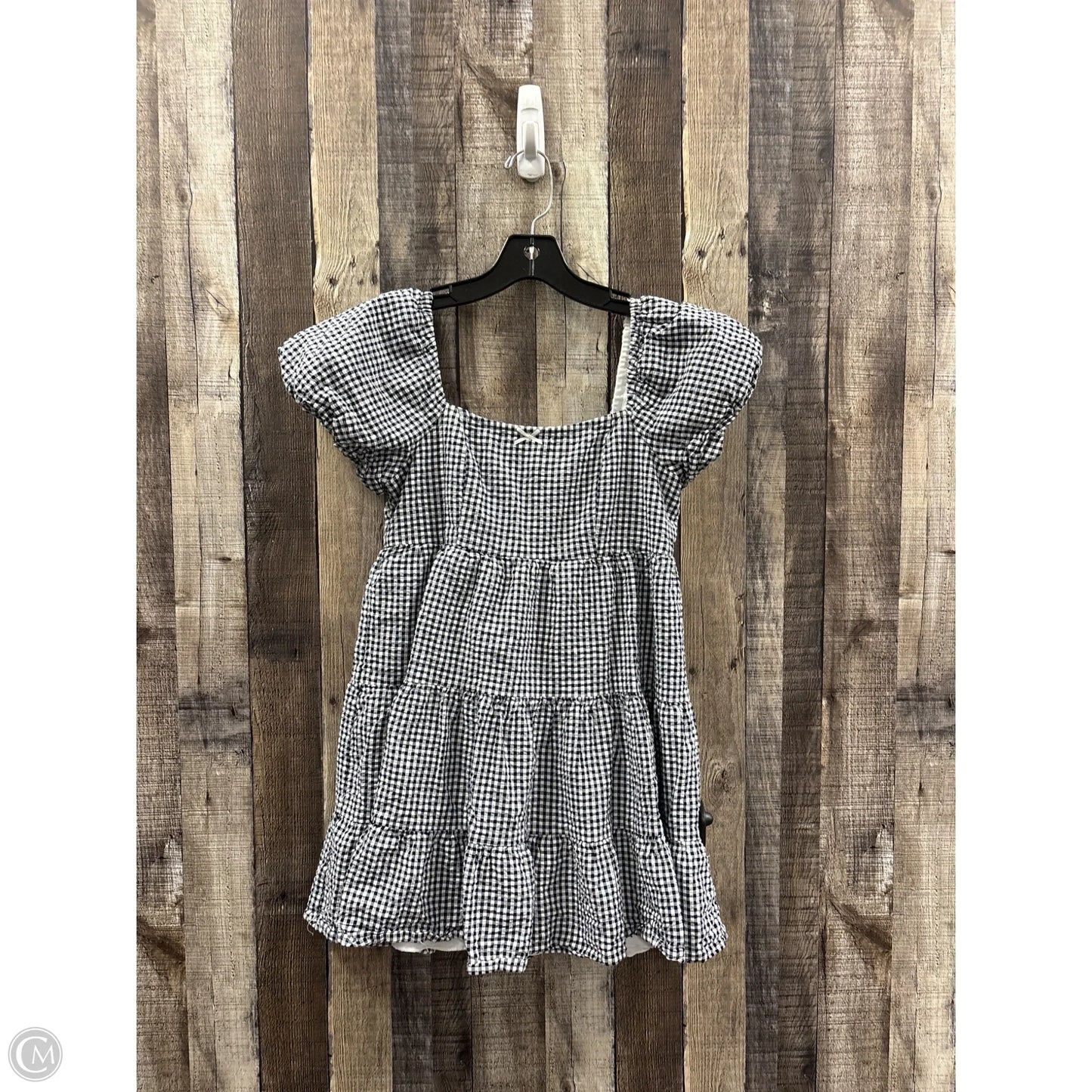 Dress Casual Short By Originality In Checkered Pattern, Size: M