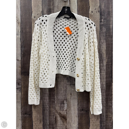 Cardigan By Papermoon In White, Size: Xs