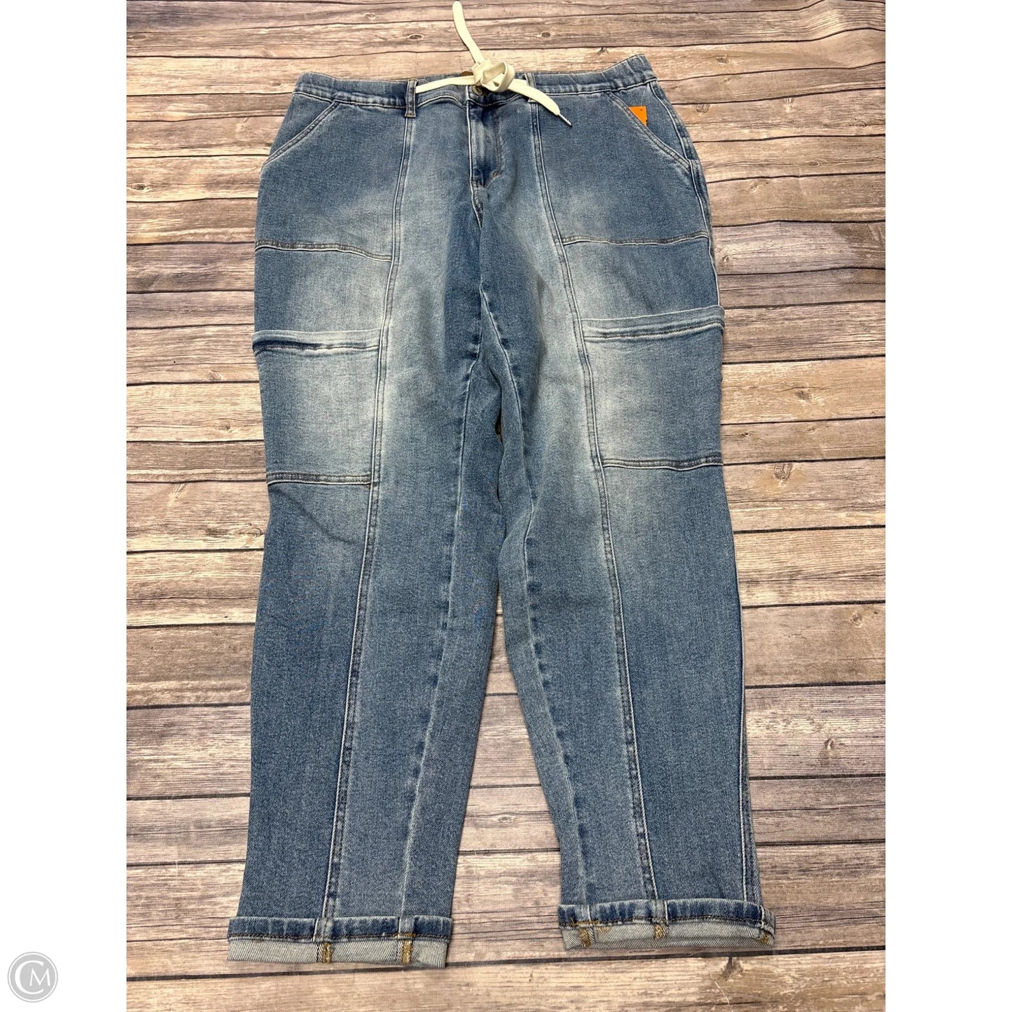 Jeans Straight By Judy Blue In Blue Denim, Size: 18