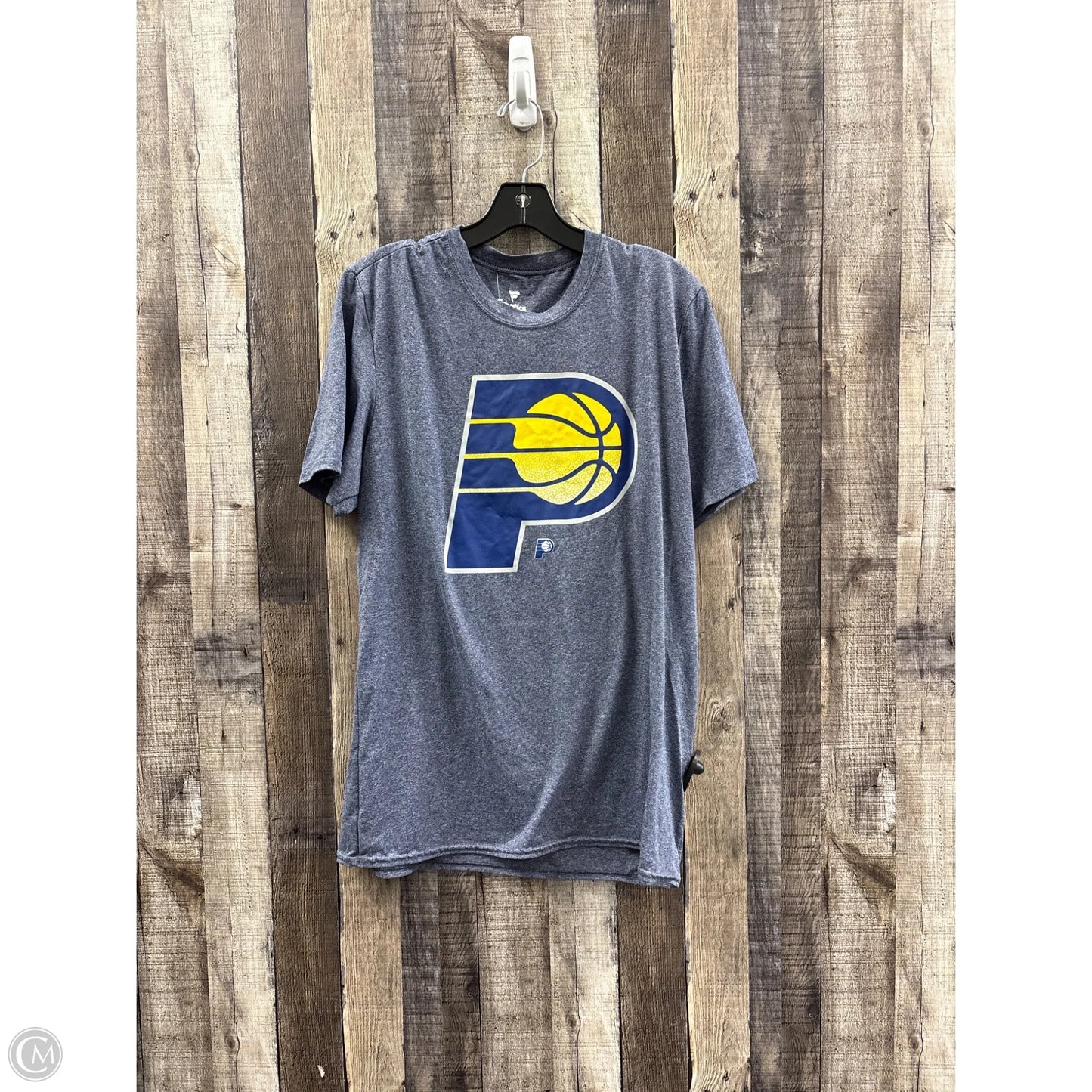 Top Short Sleeve By Fanatics In Blue, Size: L