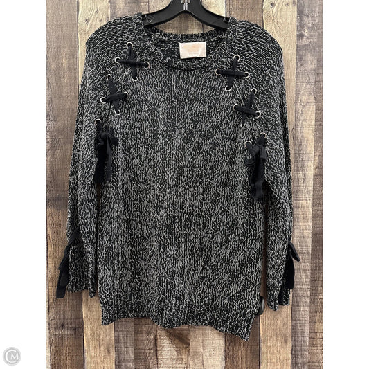 Sweater By Cme In Black & White, Size: Xs