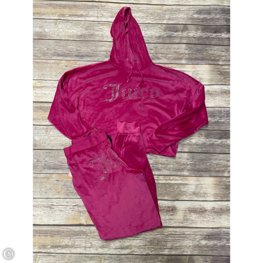 Pants Set 2pc By Juicy Couture In Pink, Size: M