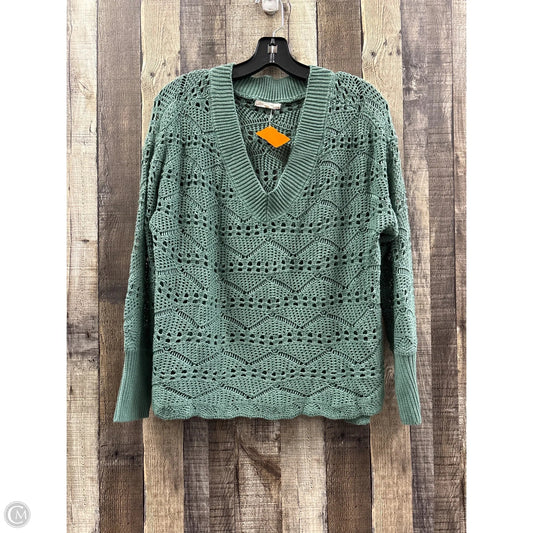 Sweater By Maurices In Green, Size: L