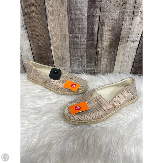 Shoes Flats By Toms In Tan, Size: 10