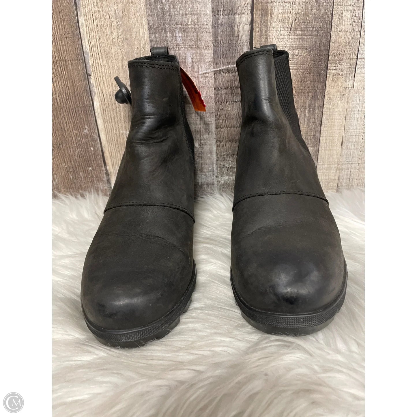Boots Ankle Heels By Sorel In Black, Size: 9.5
