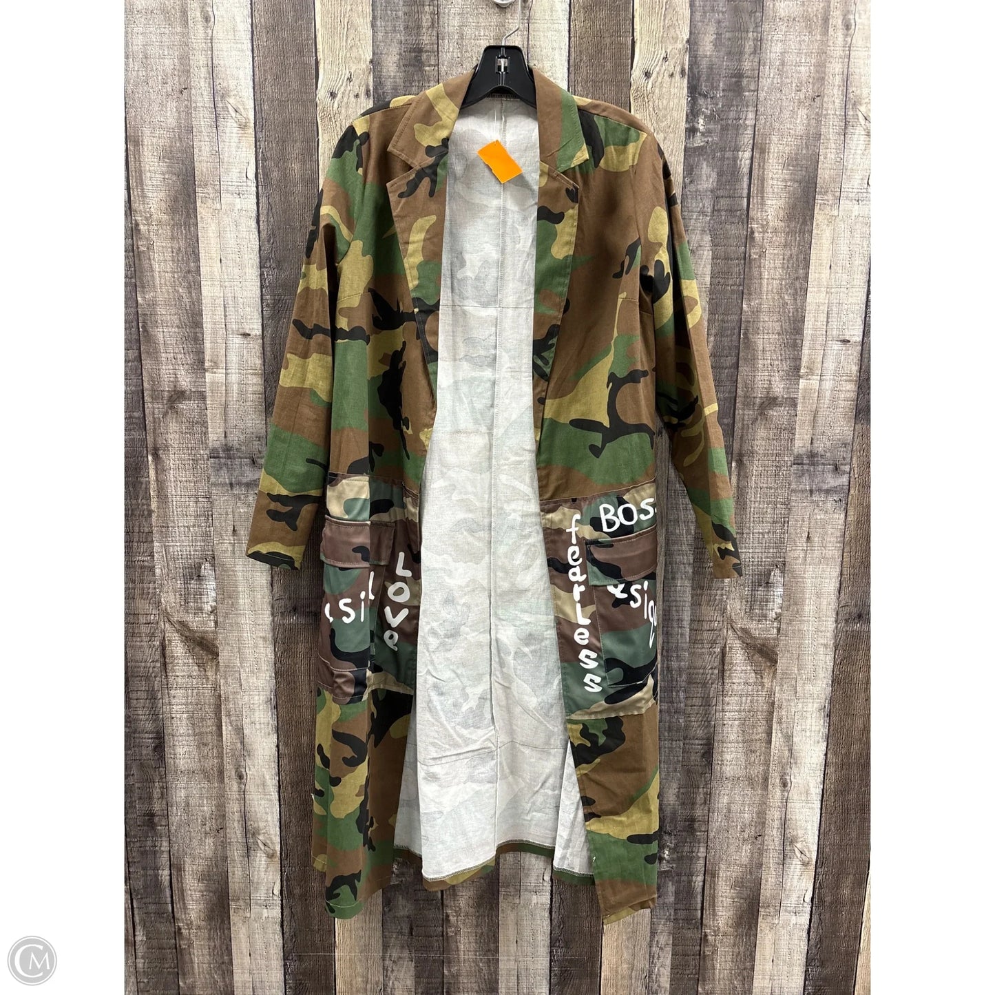 Coat Other By Cmf In Camouflage Print, Size: L