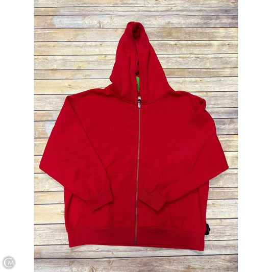 Sweatshirt Hoodie By Universal Thread In Red, Size: L