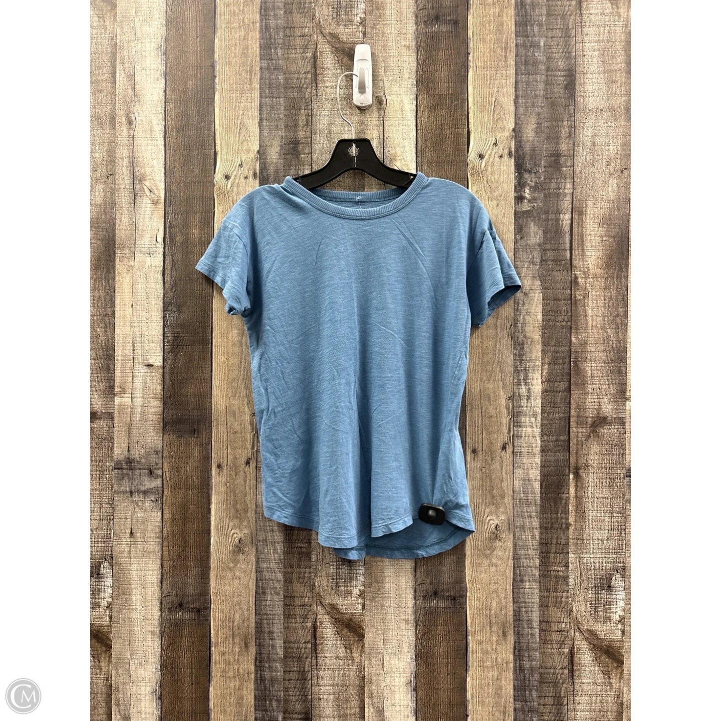 Top Short Sleeve By Madewell In Blue, Size: Xs