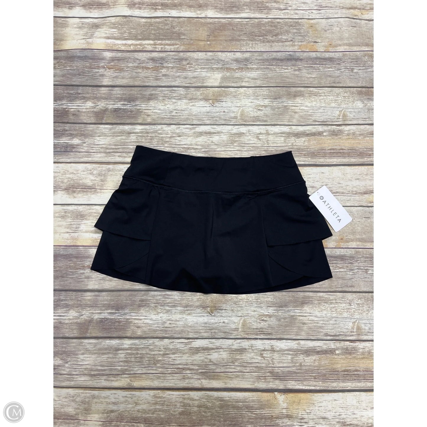 Athletic Skort By Athleta In Black, Size: L