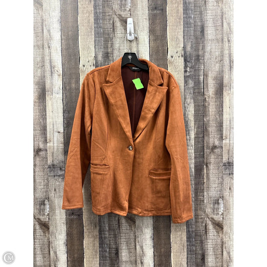 Blazer By Allegra K In Brown, Size: L
