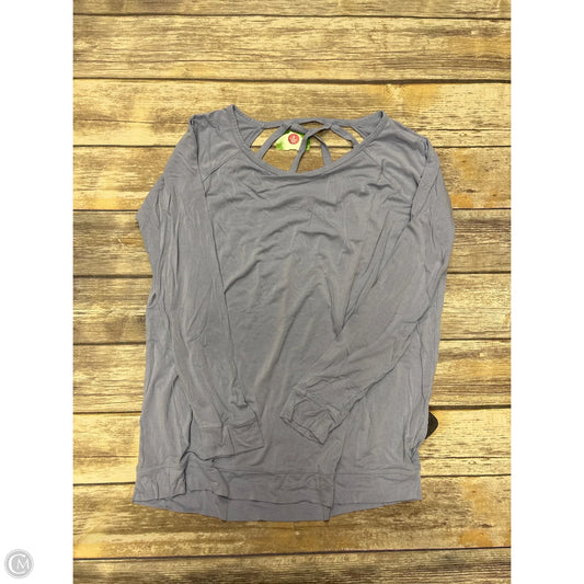 Athletic Top Long Sleeve Crewneck By Gaiam In Teal, Size: Xl