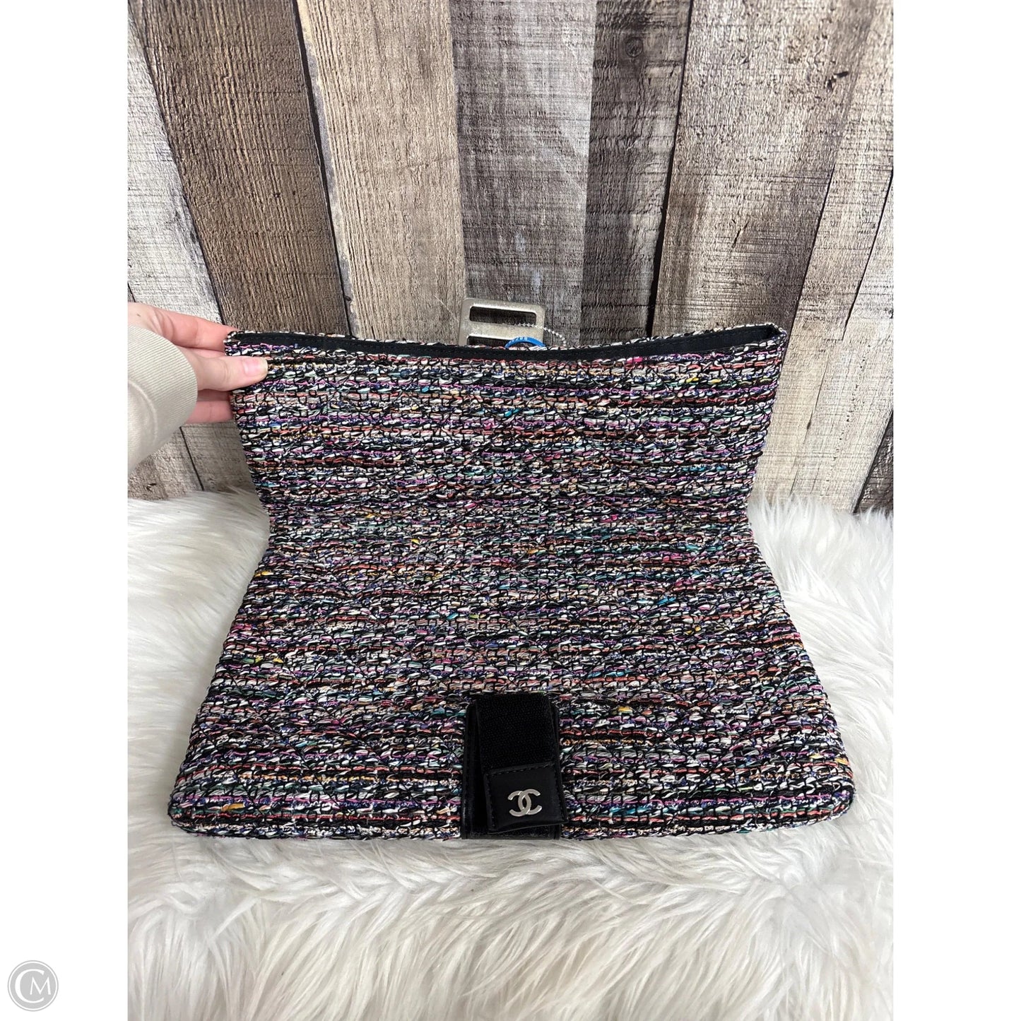 Clutch Luxury Designer By Chanel, Size: Large