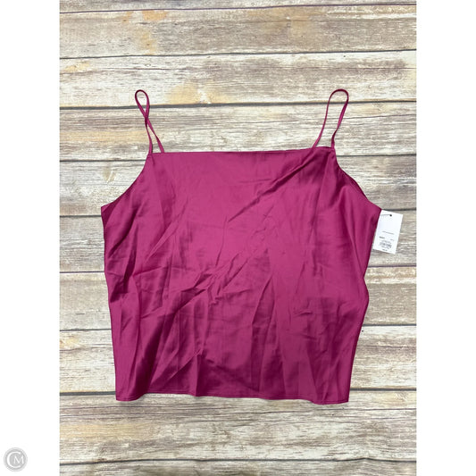 Top Sleeveless By Nine West In Pink, Size: Xl