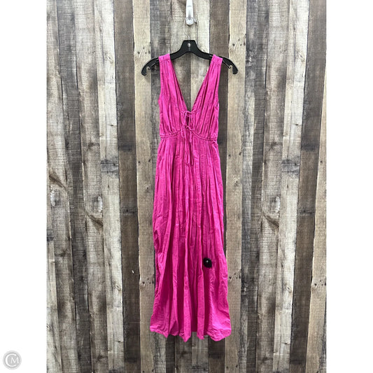 Dress Casual Maxi By Abercrombie And Fitch In Pink, Size: S