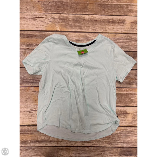 Top Short Sleeve By Cuddl Duds In Green, Size: M