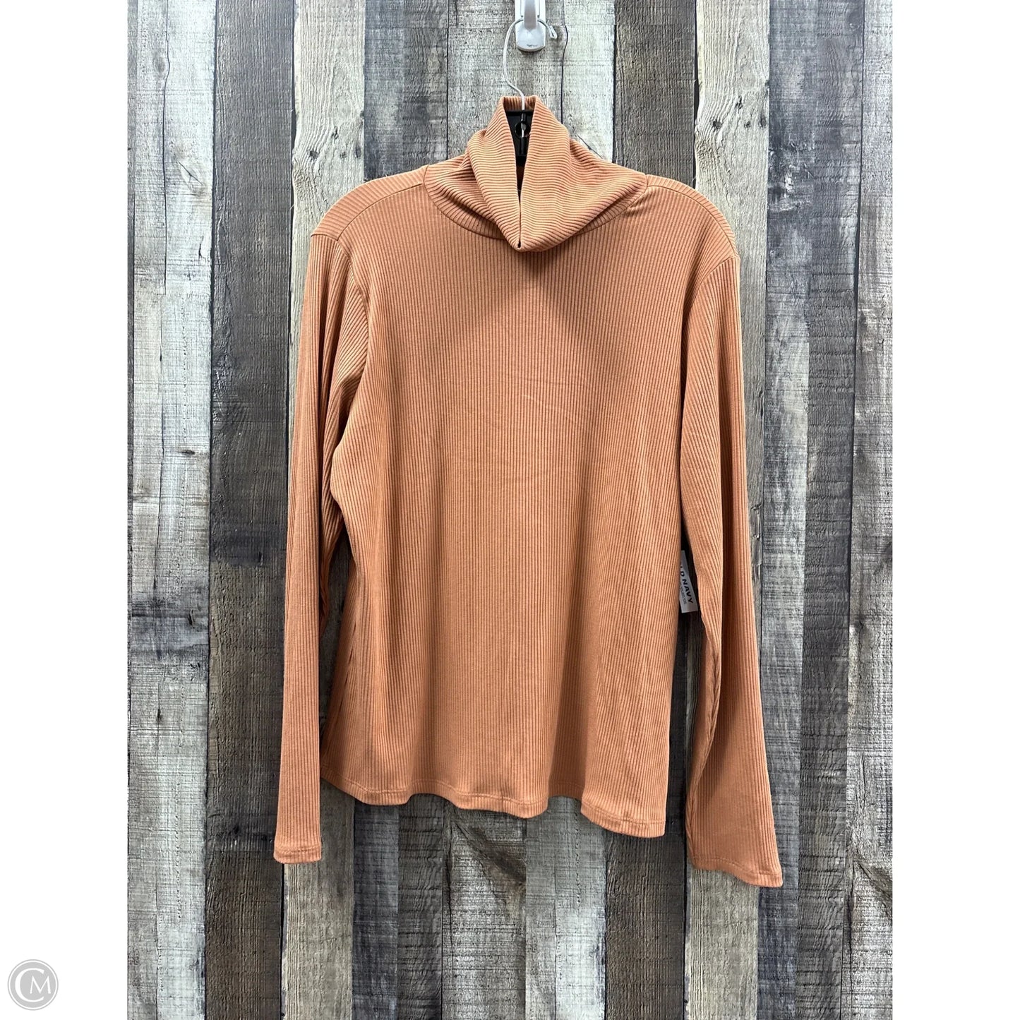 Top Long Sleeve By Old Navy In Orange, Size: Xl