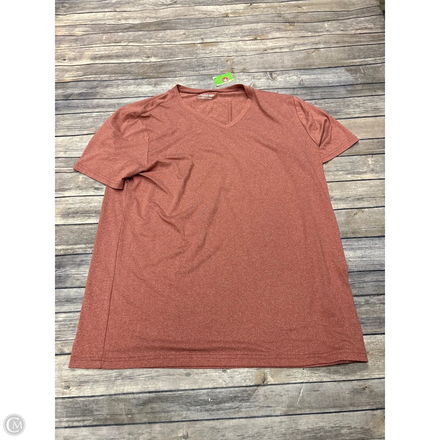 Athletic Top Short Sleeve By Cme In Mauve, Size: Xl