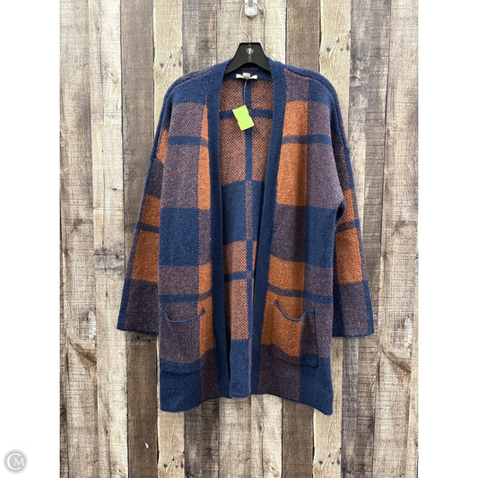 Cardigan By American Eagle In Blue & Brown, Size: Xs