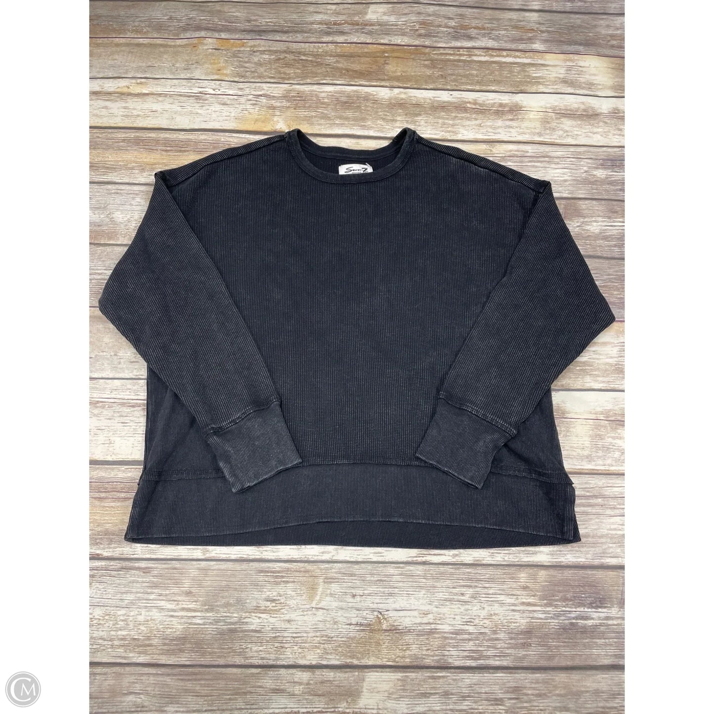 Top Long Sleeve By Seven 7 In Grey, Size: Xl