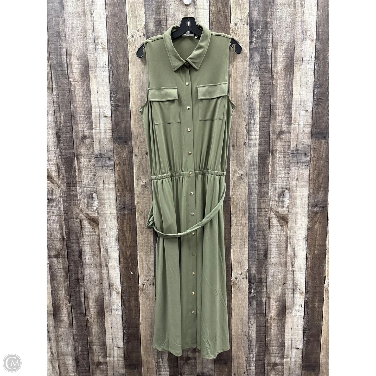 Jumpsuit By Chicos In Green, Size: L