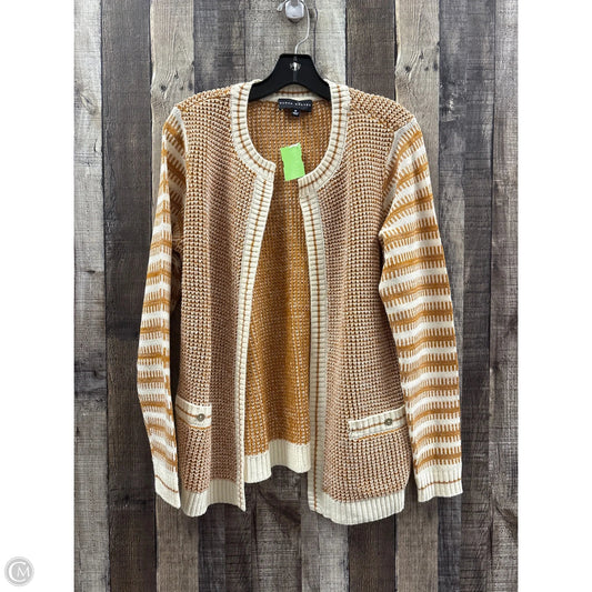 Sweater Cardigan By Susan Graver In Multi-colored, Size: M