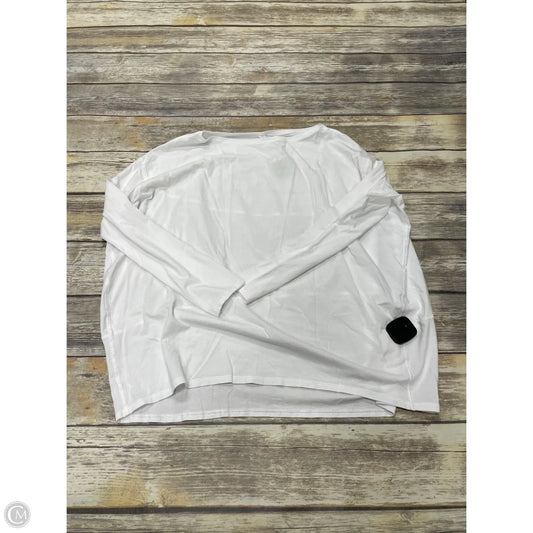 Top Long Sleeve By Lululemon In White, Size: 10