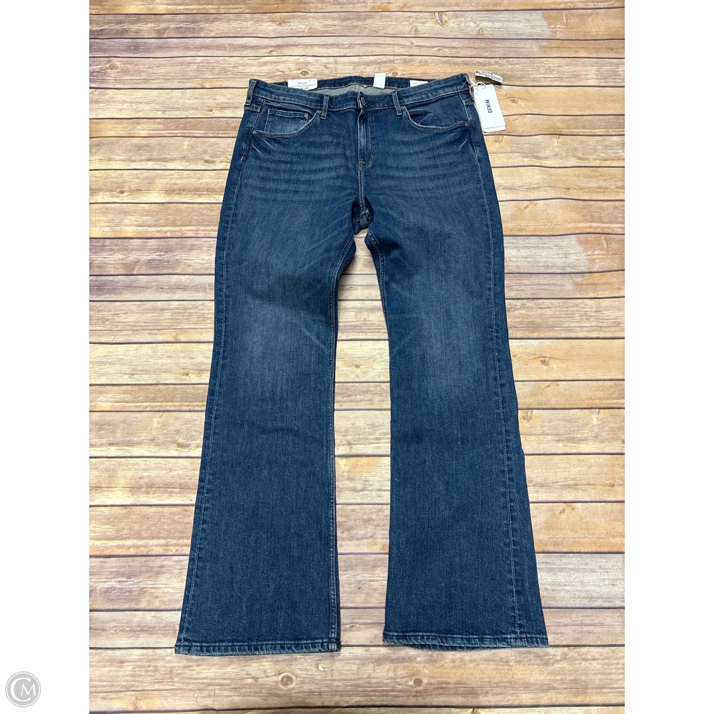 Jeans Straight By Clothes Mentor In Blue Denim, Size: 18
