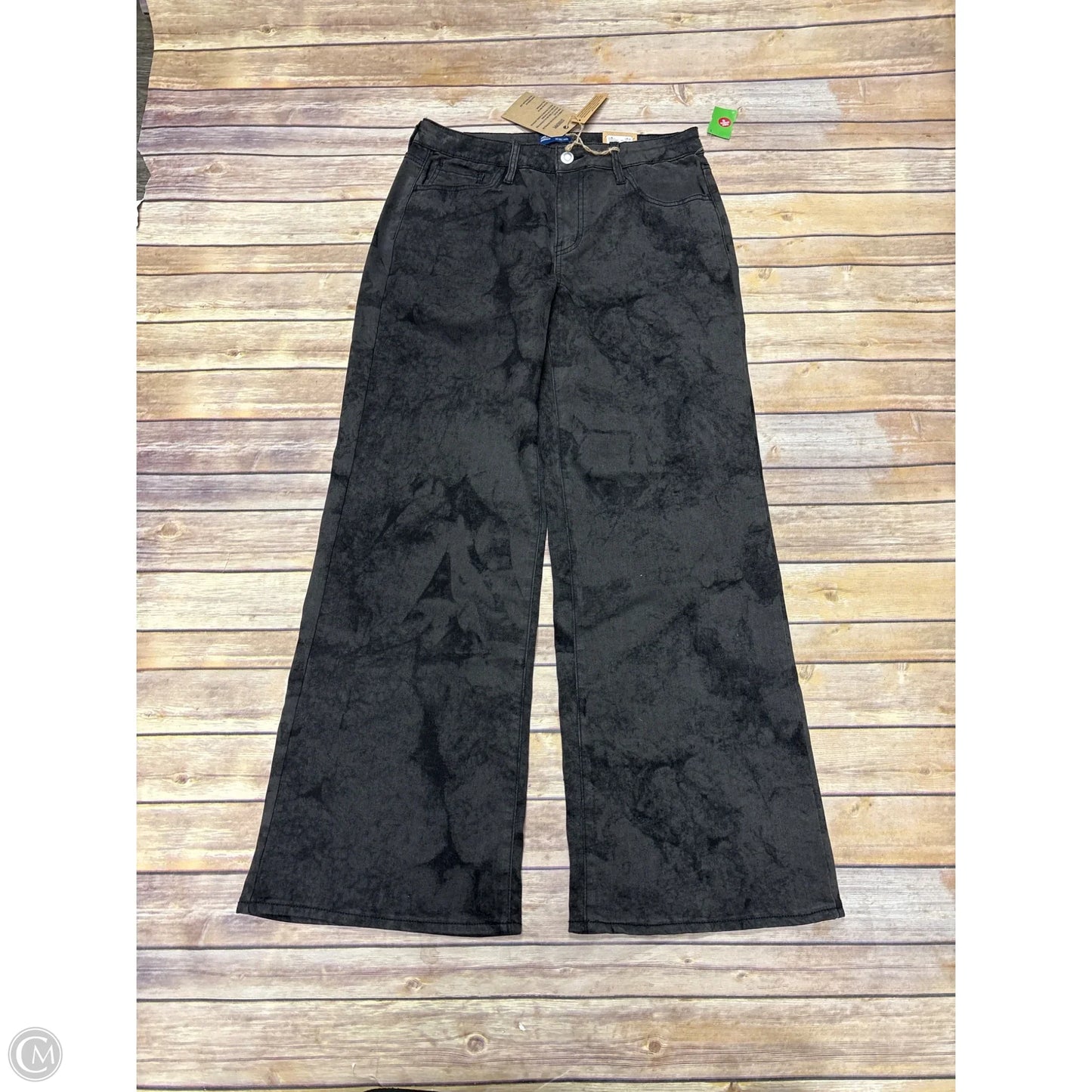 Jeans Wide Leg By Clothes Mentor In Grey Denim, Size: 12