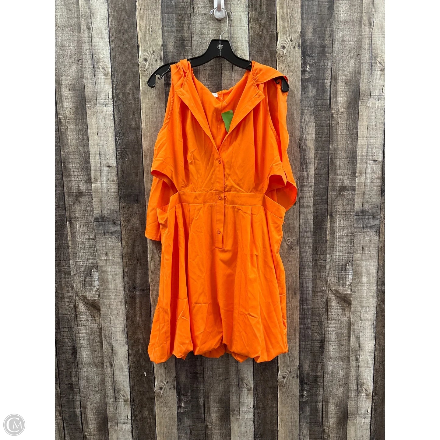 Dress Casual Short By Cmf In Orange, Size: Xxl