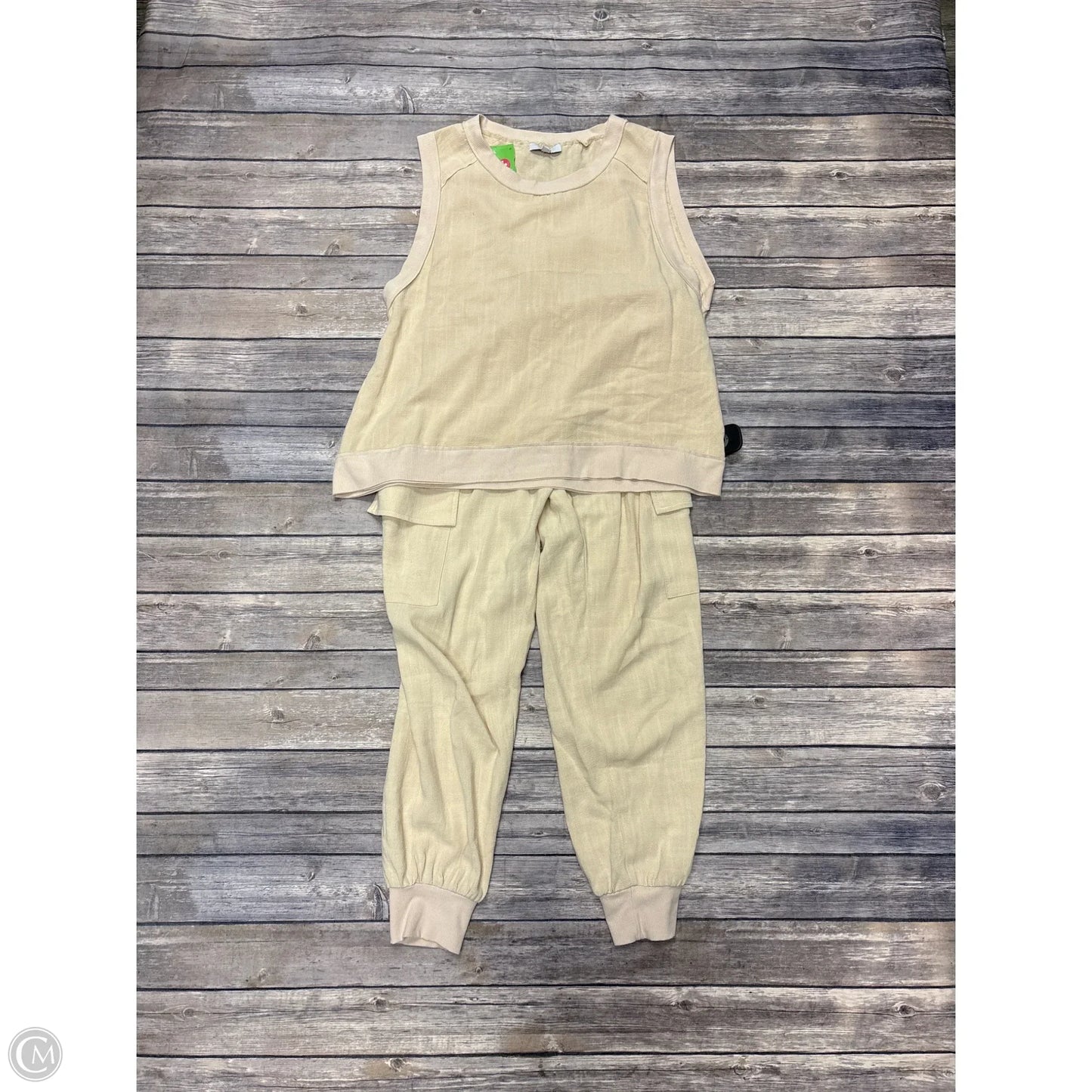 Pants Set 2pc By Fate In Tan, Size: S