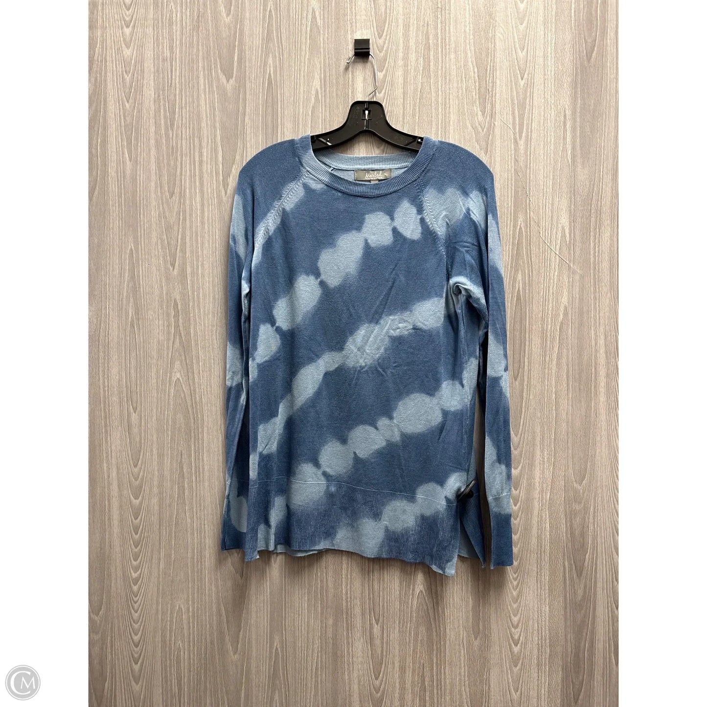 Top Long Sleeve By Marled In Blue, Size: S