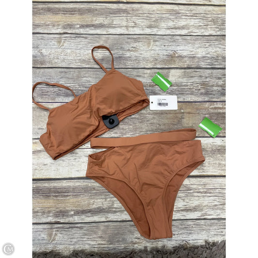 Swimsuit 2pc By Cme In Peach, Size: M
