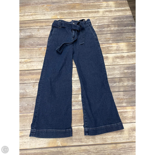 Jeans Wide Leg By J. Crew In Blue Denim, Size: 2