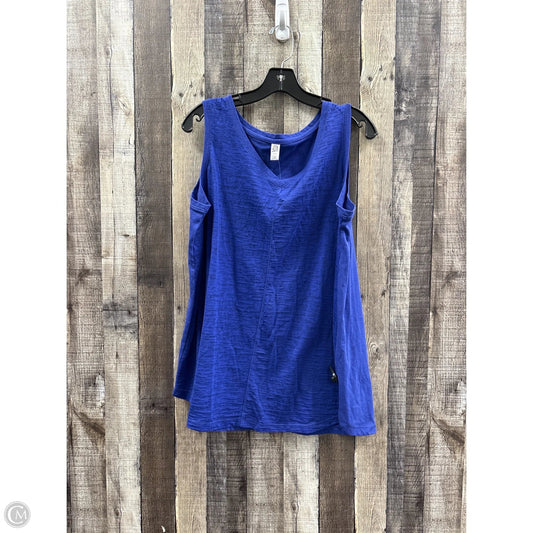 Top Sleeveless By Avenue In Blue, Size: 1x