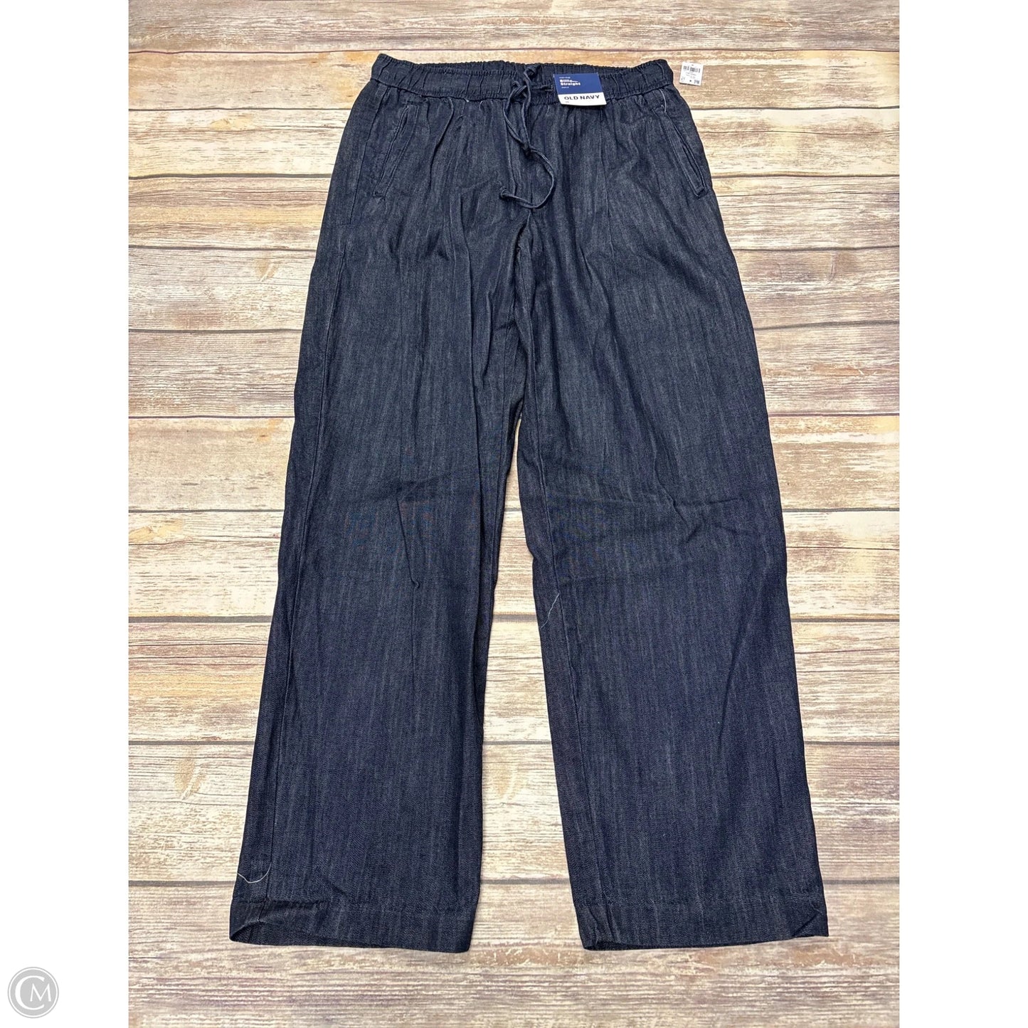 Jeans Wide Leg By Old Navy In Blue Denim, Size: M