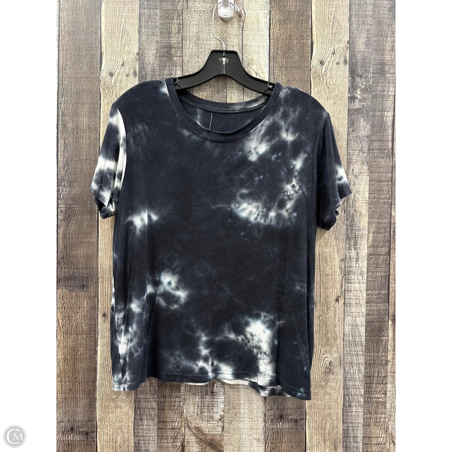 Top Short Sleeve By Cme In Tie Dye Print, Size: Osfm