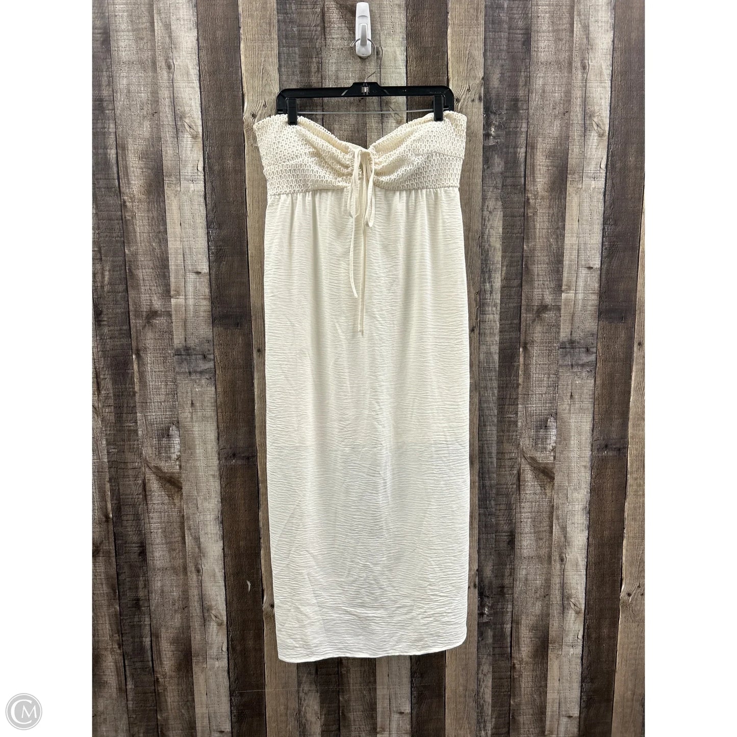Dress Casual Maxi By No Boundaries In Ivory, Size: Xl