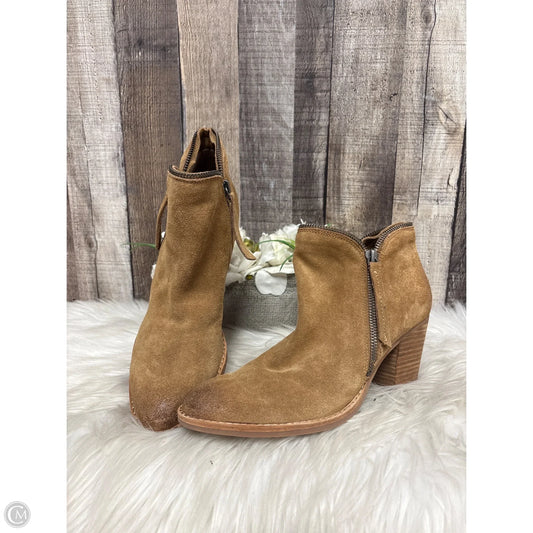 Boots Ankle Heels By Dolce Vita In Brown, Size: 8