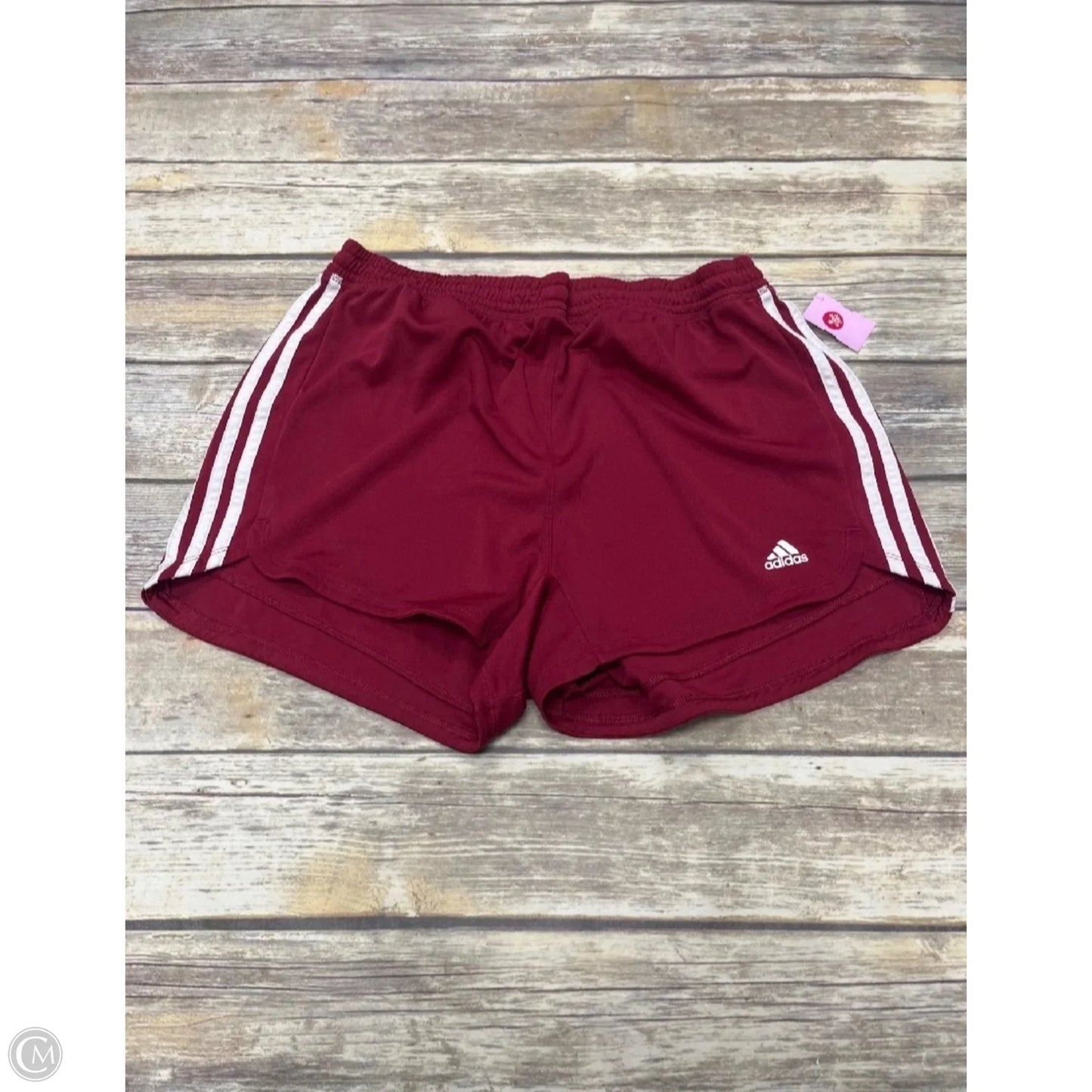 Athletic Shorts By Adidas In Maroon, Size: 1x