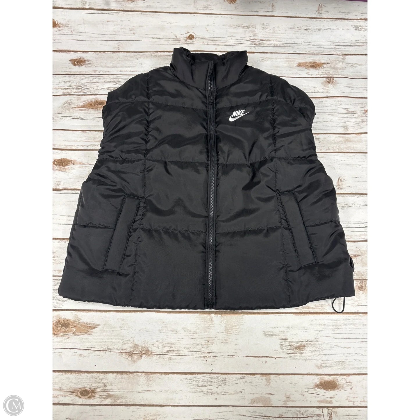 Vest Puffer & Quilted By Nike In Black, Size: Xs