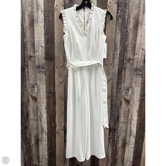 Dress Casual Maxi By Calvin Klein In White, Size: 4