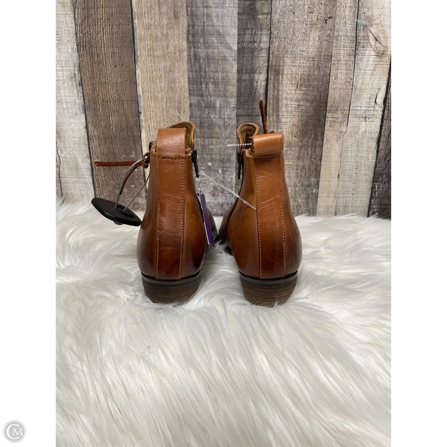 Boots Ankle Flats By Journee In Brown, Size: 8.5