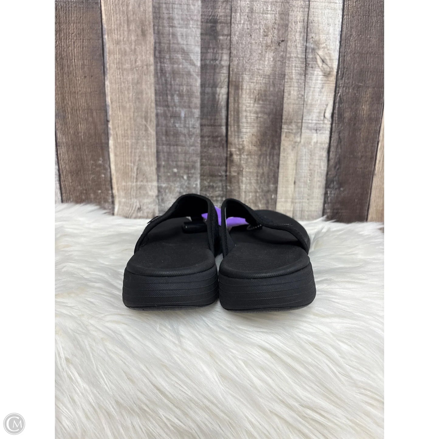 Sandals Flip Flops By Dream Pairs In Black, Size: 10