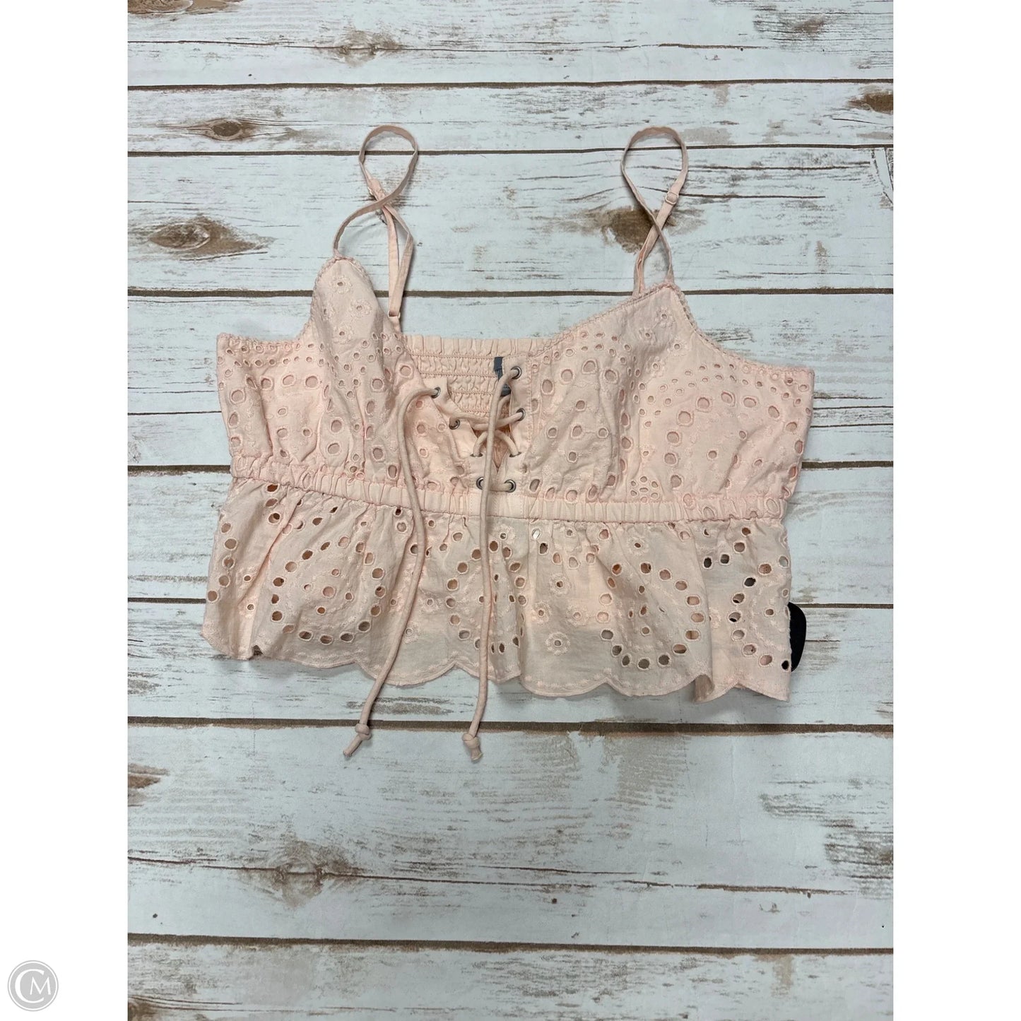 Top Sleeveless By Aerie In Peach, Size: S