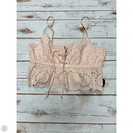 Top Sleeveless By Aerie In Peach, Size: S