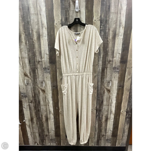 Jumpsuit By Cme In Tan, Size: L