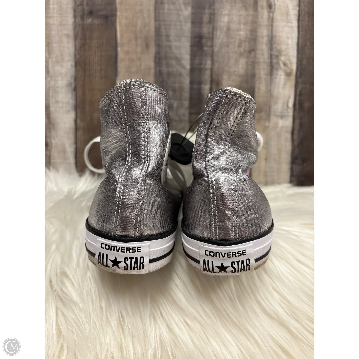 Shoes Sneakers By Converse In Silver, Size: 10