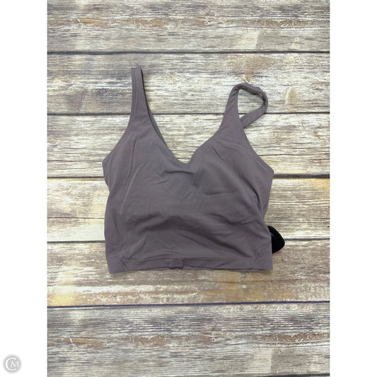 Athletic Tank Top By Lululemon In Purple, Size: 2