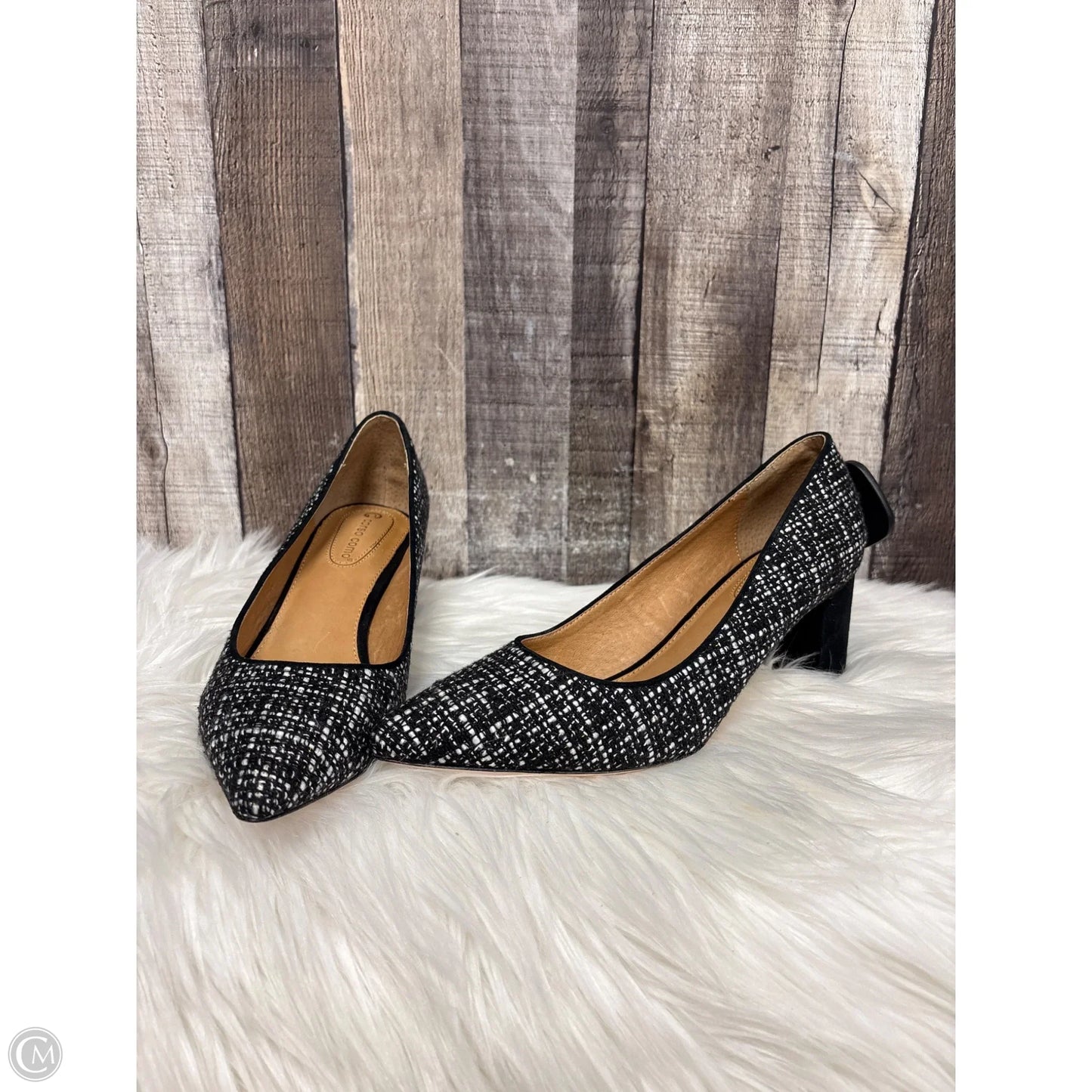 Shoes Heels Block By Corso Como In Black & White, Size: 9